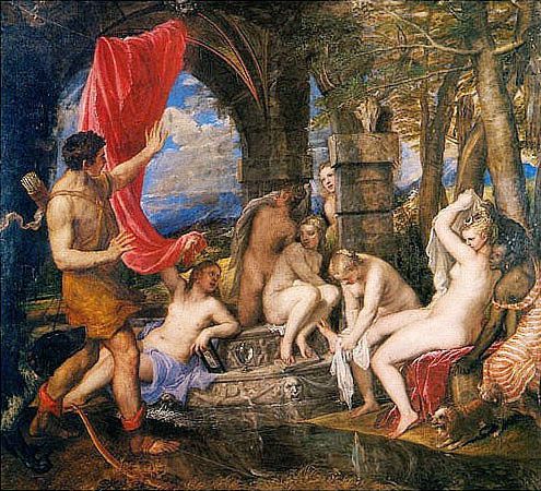 Тициан. Диана и Актеон. 1559 - Erica Rivera