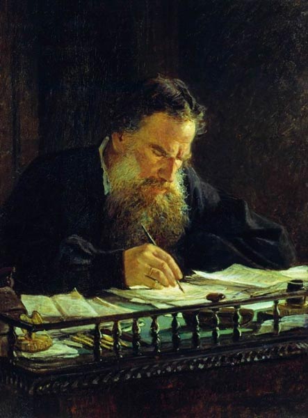 Николай Ге. Портрет Л.Н. Толстого. 1884