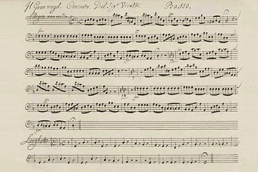 В Шотландии найден неизвестный ранее концерт Антонио Вивальди. Манускрипт находился в семейном архиве маркизов Лотиан, который Национальный архив Шотландии приобрел в 1991 году.