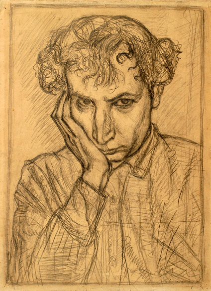 Меер Аксельрод. Автопортрет. 1921