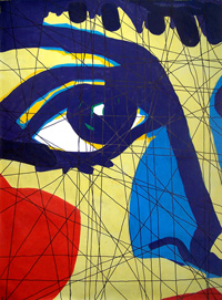 Клара Голицына. Фрагмент с глазом. 2010 