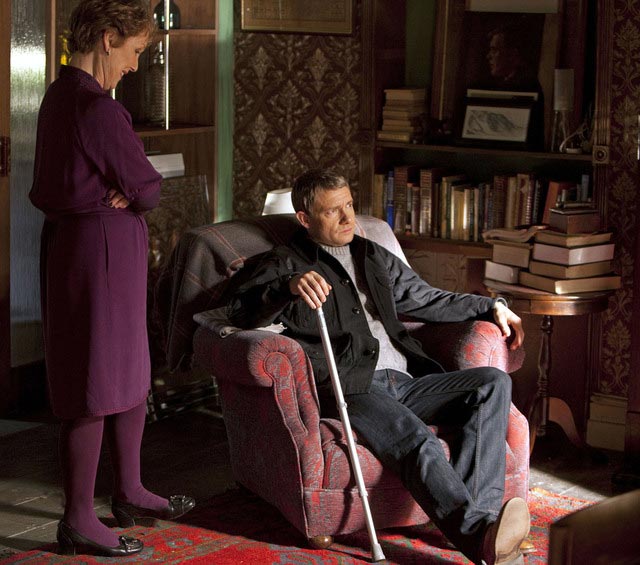 Кадр из телесериала «Шерлок»