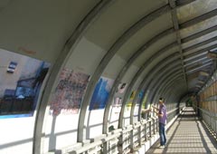Выставка «Инфраструктура» проходила Проходила 20 июня 2010 года в рамках молодежного антибиеннале (проект Дениса Мустафина) «Пошел! Куда пошел?» в тоннеле под каналом Москва-Волга на Волоколамском шоссе и в пешеходном переходе над шоссе