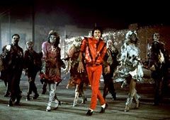 Кадр из видеоклипа  «Thriller» 