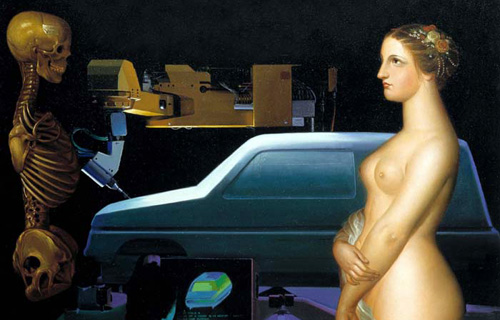 К выставке «Встреча двух миров. Из коллекции Renault Art». Эрро. Для Виртца. 1985 