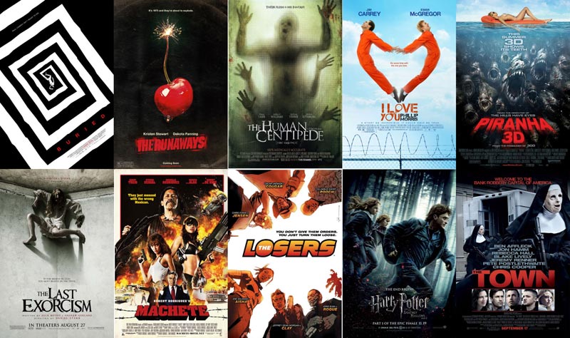 MTV Movies Blog выбрал самые оригинальные и запоминающиеся киноафиши 2010 года. Безоговорочным победителем признан минималистичный постер фильма «Погребенный заживо» Родриго Кортеса.