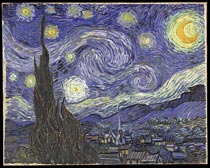 Винсент Ван Гог. «Звездная ночь». 1889