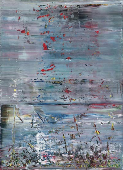 Герхард Рихтер. Абстрактная картина. 1990