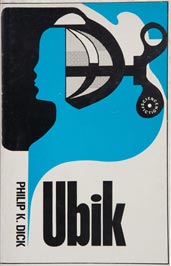Обложка первого британского издания «Убика» (1970)