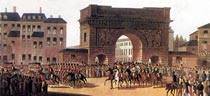 Неизвестный художник. Вступление русских войск в Париж 31 марта 1814 года