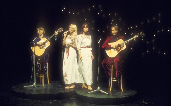  ABBA  на шоу  Top of the Pops . 1976