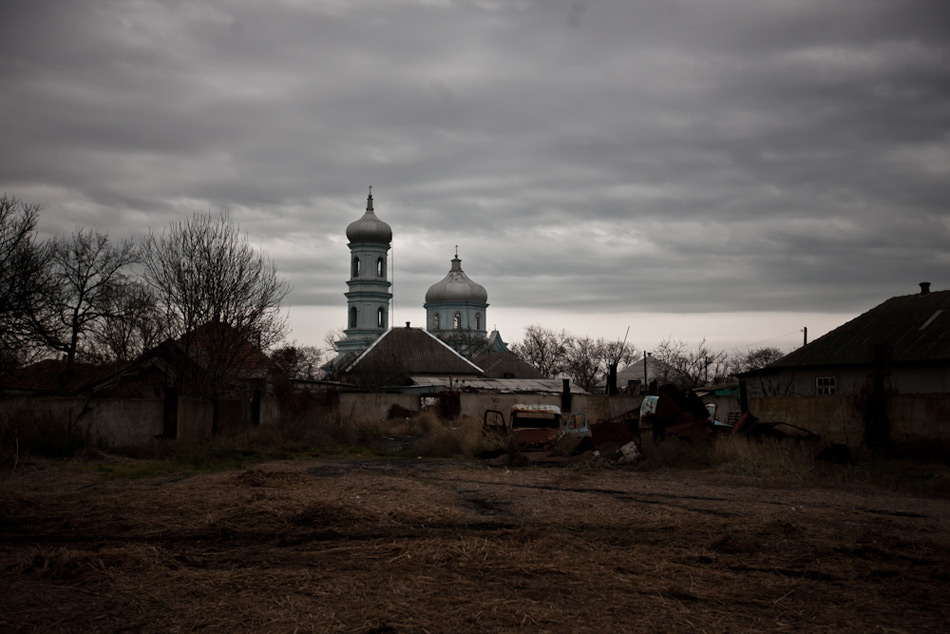 Вид на церковь в Вилково