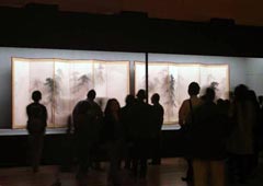 «Сосны» Хасэгавы Тохаку на выставке в Национальном музее в Токио