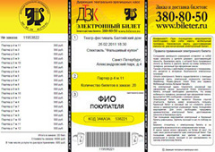 В театрах Петербурга ввели электронный билет