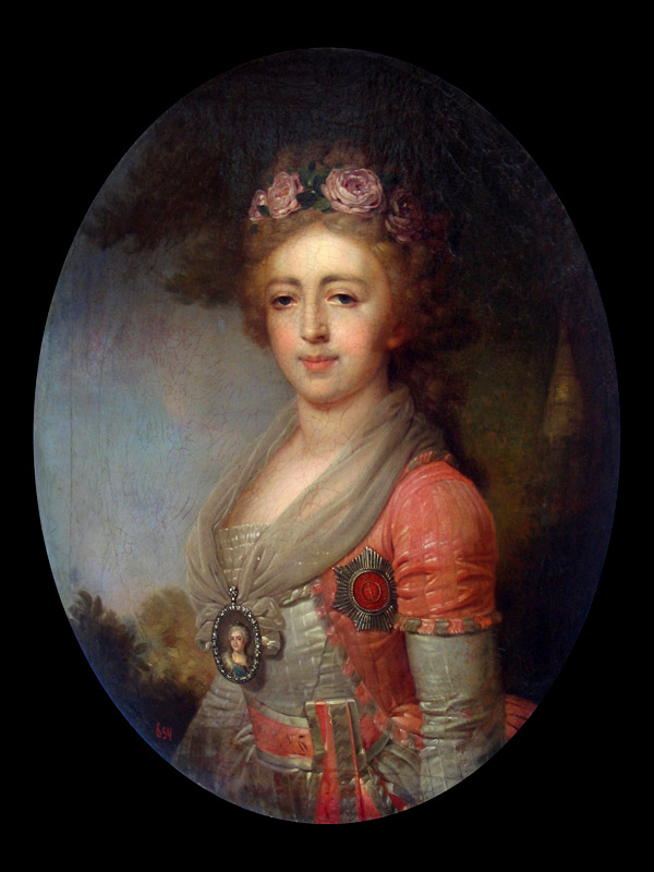 Боровиковский В.Л. Портрет великой княжны Александры Павловны. Около 1798 