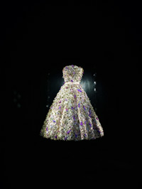 Короткое вечернее платье Miss Dior. Коллекция весна-лето 1949 