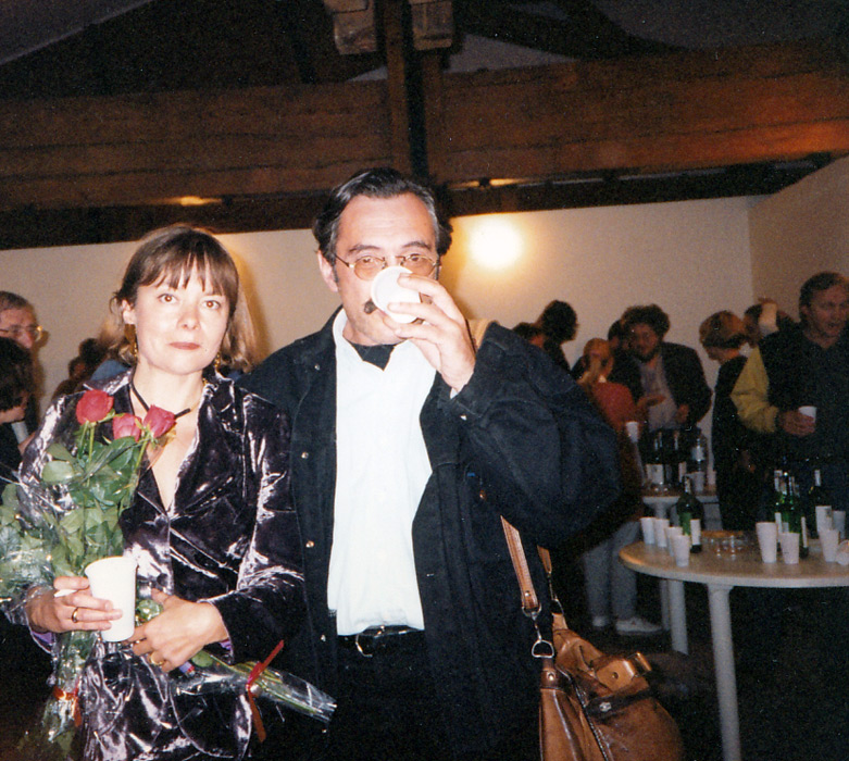 С Тимуром Кибировым. Circa 1996