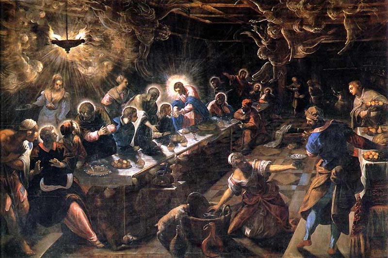 Тинторетто. Тайная вечеря. 1592–94