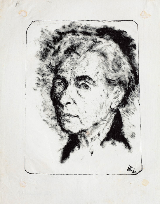 Варвара Бубнова. Автопортрет. 1958 
