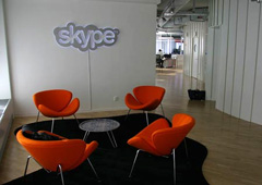 Интерьер офиса  Skype  в Лондоне