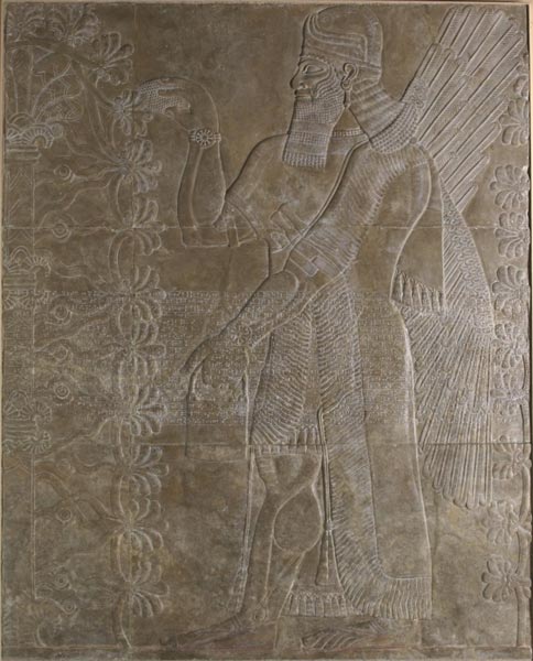 Фрагмент рельефа. Ассирия, 883–859 годы до н.э.