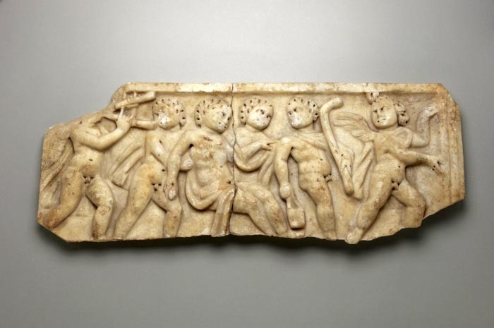 Фрагмент рельефа с детского саркофага. Рим, II век н.э.