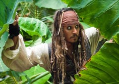 Джонни Депп в фильме «Пираты Карибского моря: На странных берегах»