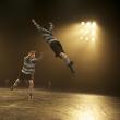 Сцена из спектакля «Дань танца искусству футбола» компании «Йо Стромгрен Кампани» (Берген, Норвегия)