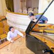 Подготовка роялей для участников конкурса Чайковского