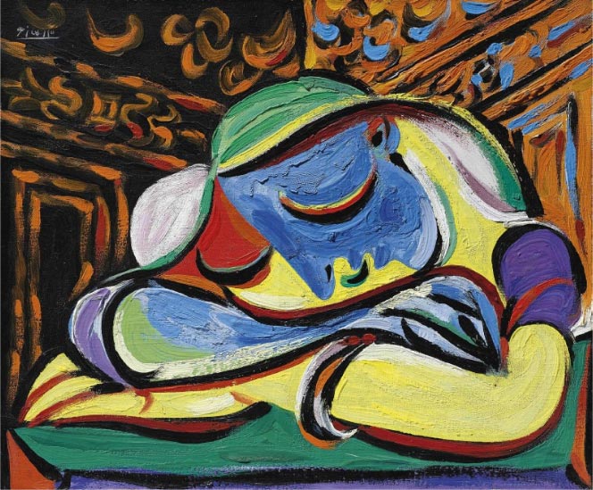 Пабло Пикассо. Спящая девушка. 1935