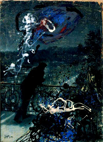 Асгер Йорн. Ночной Париж. 1959 