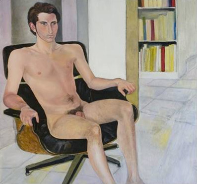 Sylvia Sleigh. Max Warsh Seated Nude. 2006 