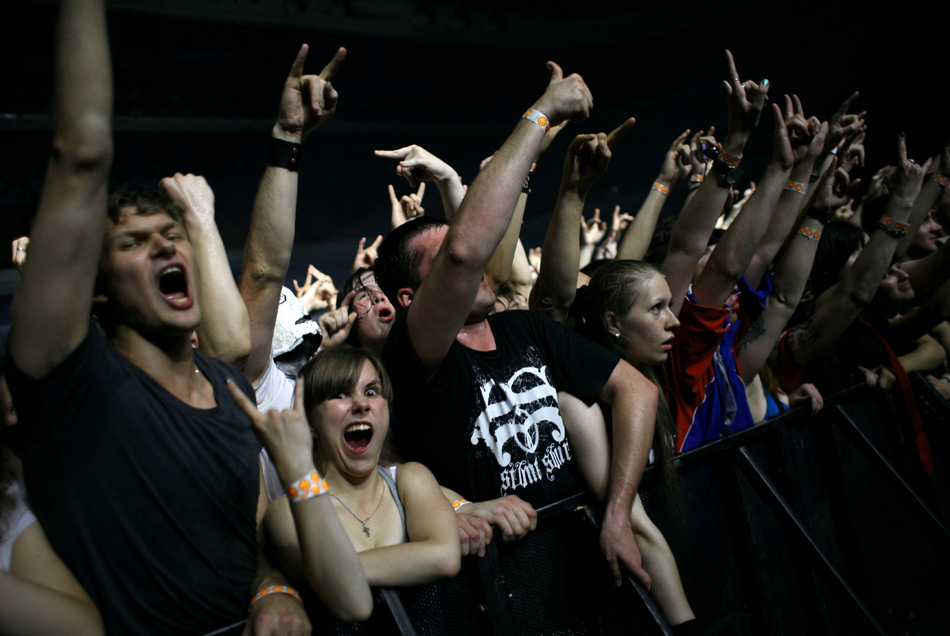 Фоторепортаж с выступления Slipknot в Москве
