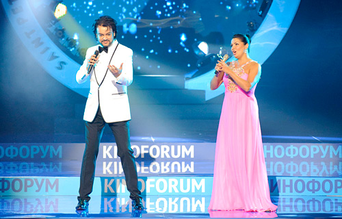 Выступление Филиппа Киркорова и Анны Нетребко на открытии Санкт-Петербугского международного кинофорума