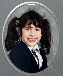 Эми Уайнхаус в возрасте 8 лет