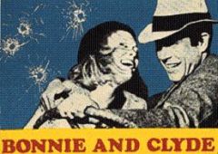 Фрагмент афиши фильма «Бонни и Клайд» Артура Пенна.