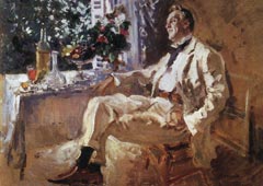 Константин Коровин. Портрет артиста Ф.И. Шаляпина. 1911