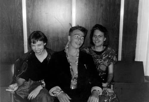 Михаил Бастер с девушками. 1989 