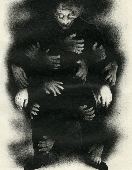Ф.М. Достоевский. Братья Карамазовы. Графика Александра Алексеева. 1929