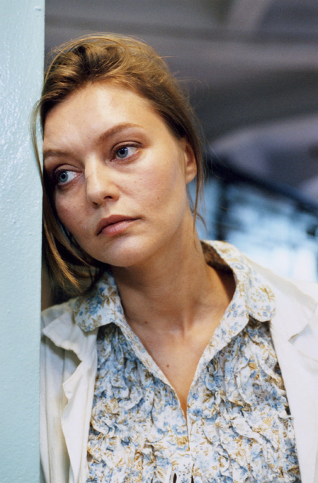 Катерина Голубева на съемках фильма «977». 2005 