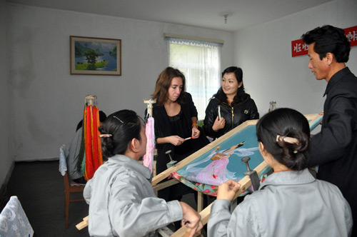 В пхеньянском Двореце детей