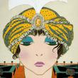 К выставке «Пуаре – король моды». Жорж Лепап. Вещи Поля Пуаре глазами Жоржа Лепапа. Тюрбан (фрагмент). Париж, Maquet, 1911 