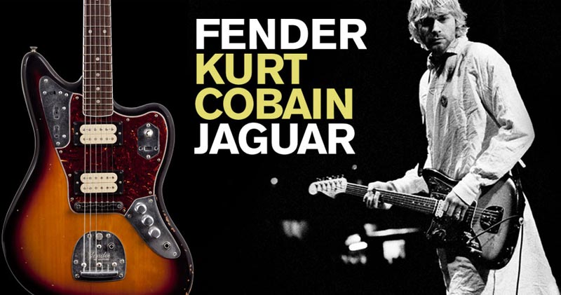 Компания Fender запустила в серийное производство гитары, являющиеся точной копией — вплоть до царапин на деках — инструмента, на котором в начале 1990-х годов играл лидер Nirvana Курт Кобейн.