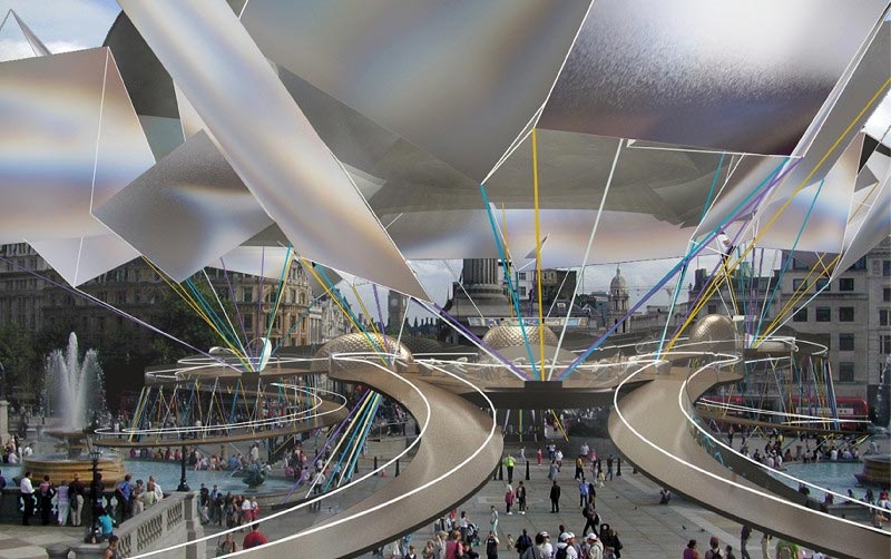 Российский архитектор Рем Хасиев предложил необычную концепцию павильона для лондонской Олимпиады-2012 — в форме дирижабля.