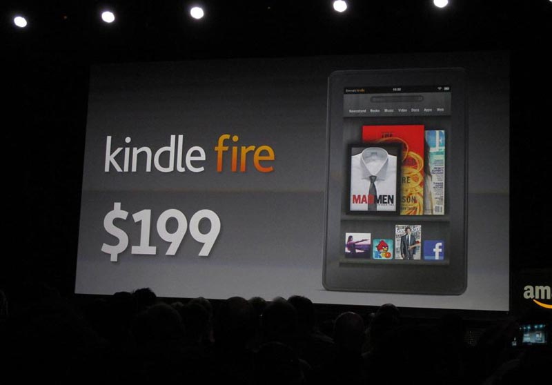 Компания Amazon представила свой новый бюджетный планшет под названием Kindle Fire, который будет стоить $199.
