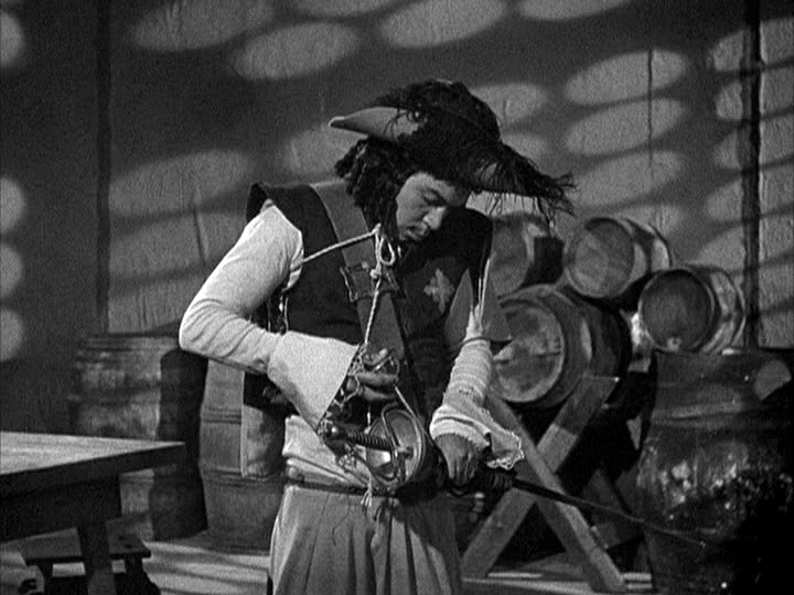 Кадр из фильма «Три мушкетера» (1942)