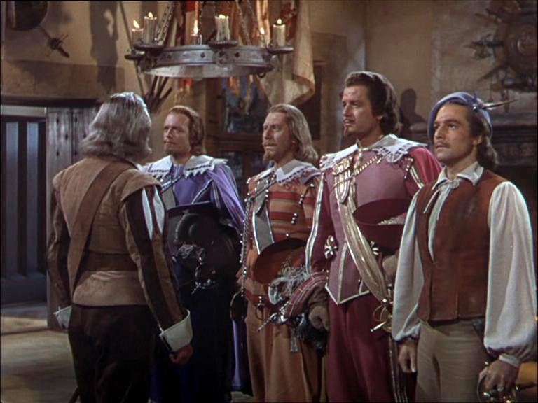 Кадр из фильма «Три мушкетера» (1948) 