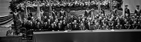 Торжественное заседание в Государственном академическом Большом театре СССР по случаю празднования Дня космонавтики, 11 апреля 1964 года