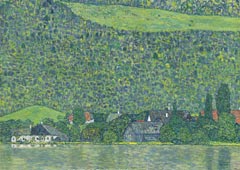 Густав Климт. Литцлберг на озере Аттерзее. 1915
