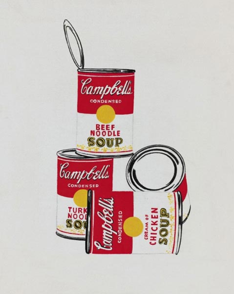 Энди Уорхол. Четыре банки супа «Кэмпбелл». 1962